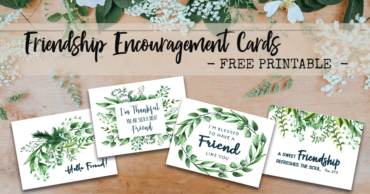 Printable Friendship Cards Printable Word Searches